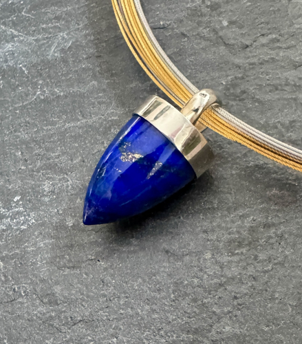 Preview: Lapislazuli Spitzkegel Anhänger
